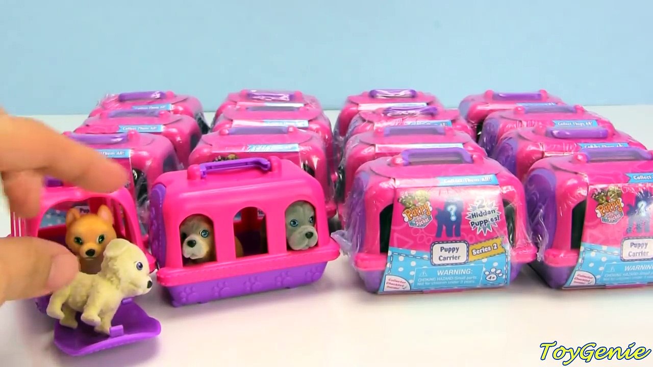 Puppy In My Pocket Puppy Carrier with Ultra Rare Find Shopkin