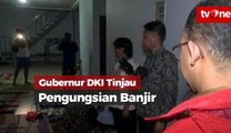 Gubernur DKI Jakarta Tinjau Pengungsian Banjir