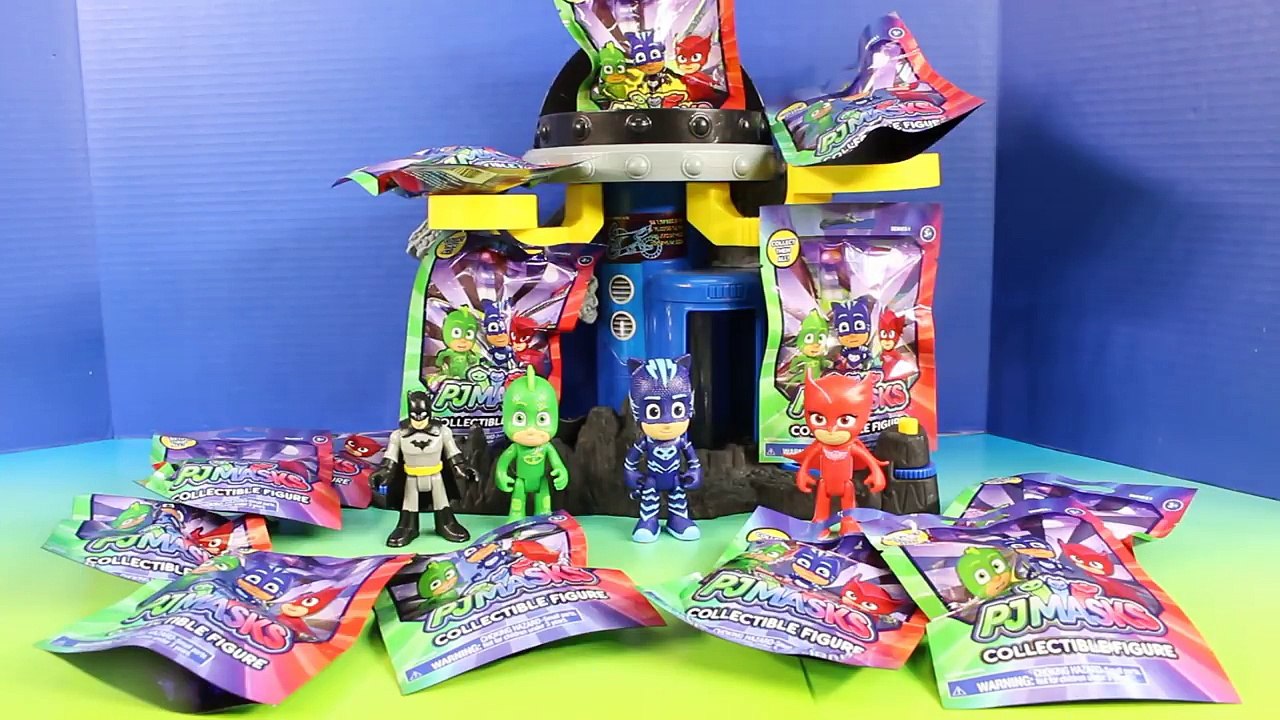 PJ Masks Imaginext Batman And Disney Cars Mack Open Mystery Surprise Toys At The Batcave