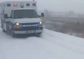 Multiple Injuries After Massive Pileup on Snow Covered Freeway Near Ames