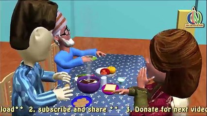 The Plastic Plate | 40 Hadith Story | Islamic Cartoon [ No Music] | Children story | Islam