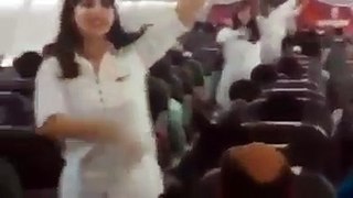 Dance in Airline Pakistan.