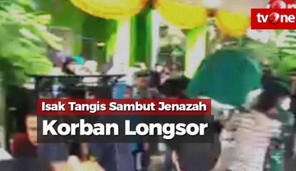 Isak Tangis Keluarga Sambut Jenazah Dianti Korban Longsor