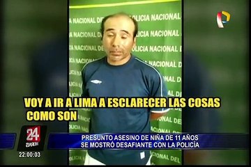 Indignante: actitud desafiante de presunto violador de niña de 11 años