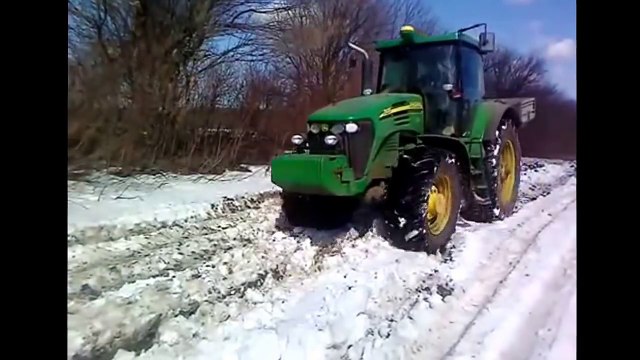По Бездорожью ЗИМОЙ на ТРАКТОРЕ.ПОДБОРКА
