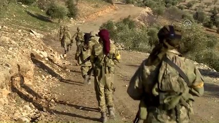 Afrin'de Teröristlerin Eğitim Alanı Ele Geçirildi