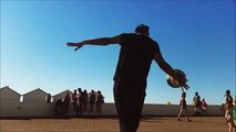 Guy Shows off Dance Moves with a Spinning Basketball