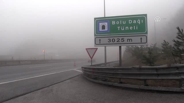 Bolu Dağı'nda Yoğun Sis - Bolu