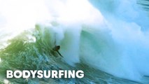 The master of bodysurfing dares to ride Nazaré.