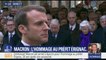 À Ajaccio, Emmanuel Macron observe une minute de silence en hommage au préfet Érignac, 20 ans après son assassinat