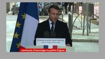 Emmanuel Macron s’adresse à la famille Érignac : 