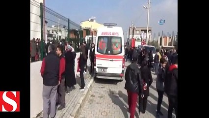 İzmir�de okulda korkunç patlama: 4 yaralı