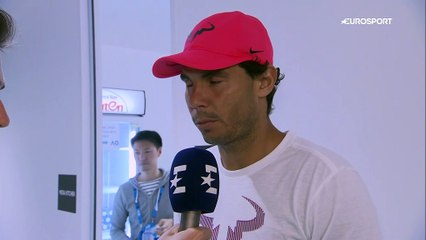 Rafael Nadal's short interview for Eurosport (ES) / QF AO 2018