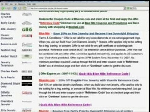 Bluenile.com Coupons - How to use Bluenile.com coupons