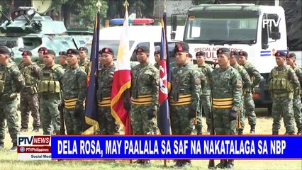 Dela Rosa, may paalala sa SAF na nakatalaga sa NBP