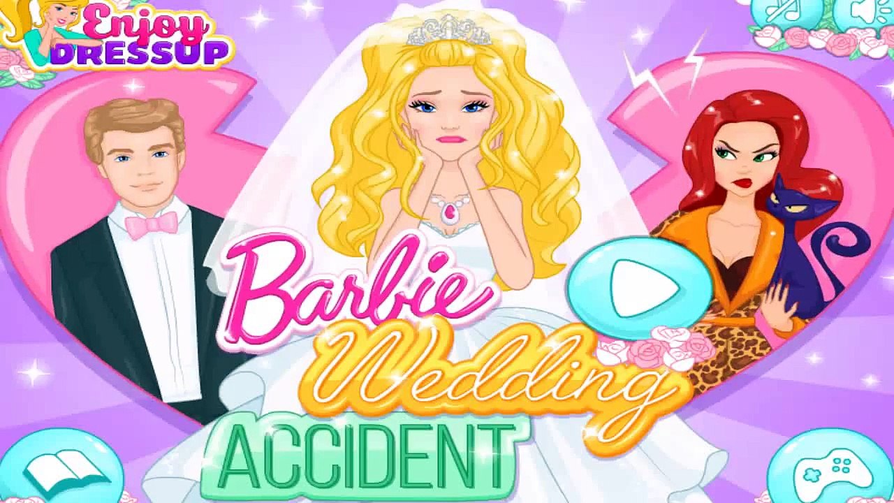 Barbie Princess Wedding Accident With Her love Ken - Barbie Cartoon Games Movie For Girls new