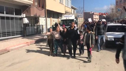 Edirne-Mahalleli Bonzaiden Ölen Genç İçin Emniyete Yürüdü
