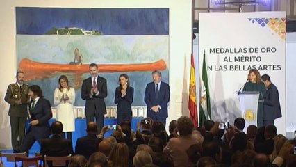 Los Reyes entregan las Medallas de Bellas Artes 2016