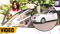 Priyanka Chopra Takes Ride With Father In New Car