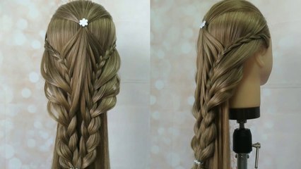 Peinados con Trenzas para Fiestas-15 anos-Graduacion-Primera Comunion