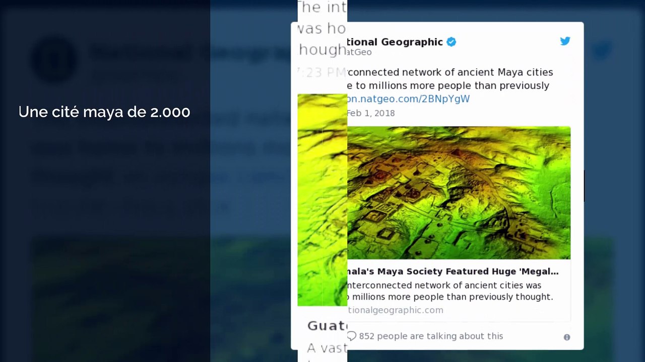 Des archéologues découvrent une vaste cité maya sous la jungle du Guatemala