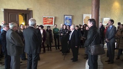 Le salut républicain à Auxerre à la mémoire du préfet Claude Érignac