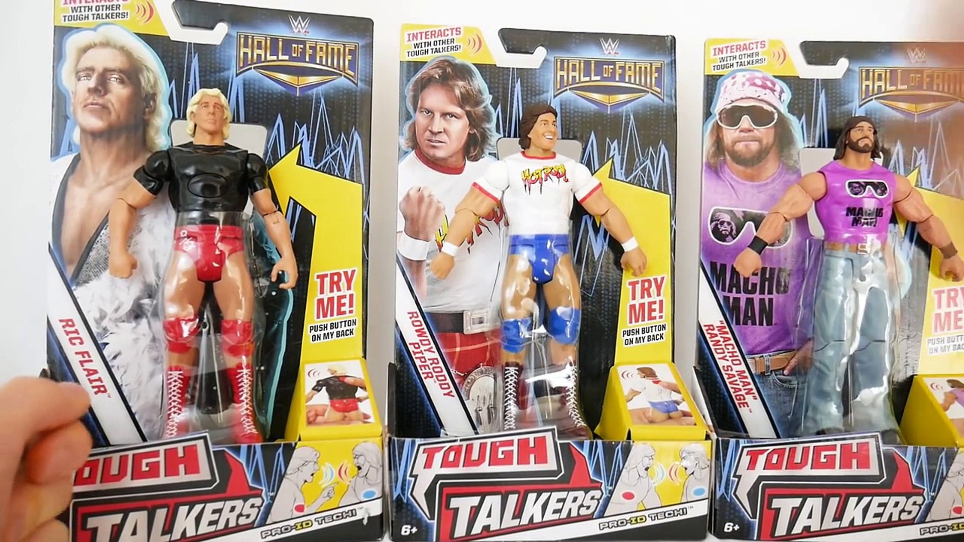 ⁣WWE Tough Talkers Target Exclusive Ric Flair, Macho Man & Roddy Piper Toy Set Unboxing & Rev