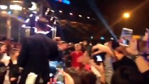 Fan taken videos of Justin at EMAs, in Milan (october 25)