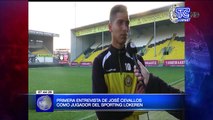 Primera entrevista de José Cevallos como jugador del Sporting Lokeren