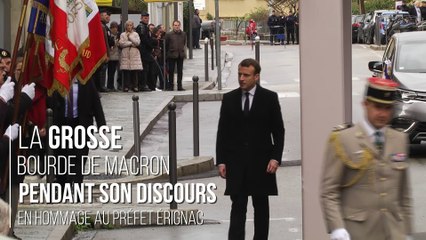 Hommage au préfet Erignac : la coquille d'Emmanuel Macron dans son discours