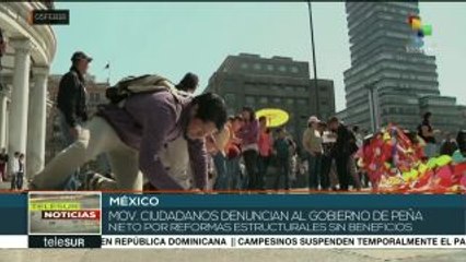 México: mov. sociales conmemoran los 101 años de la Constitución