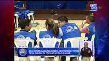 Esta madrugada culminó el conteo de votos de la Consulta Popular en CNE Guayas