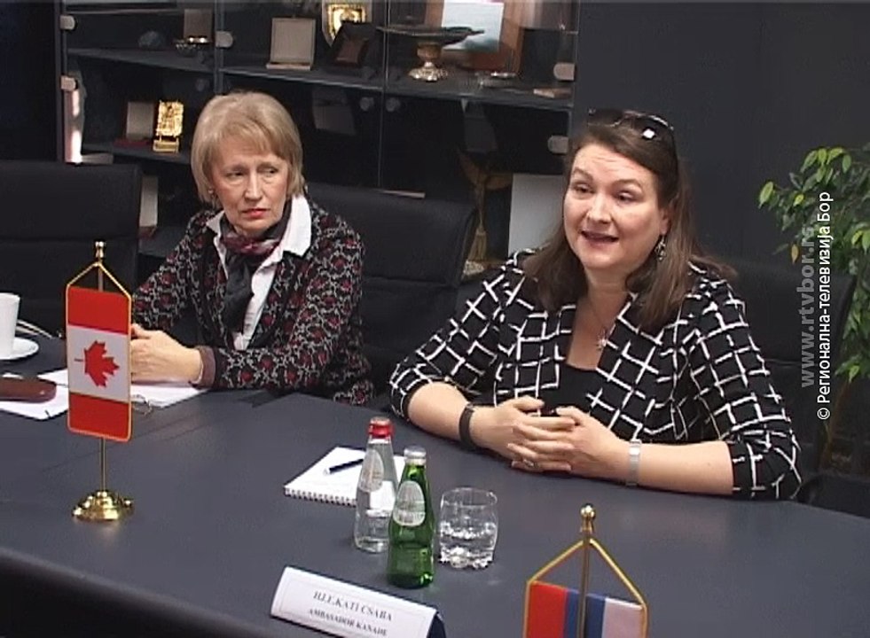 AKTUELNO - Ambasadorka Kanade u RTB-u Bor, 6. februar 2018. (RTV Bor)