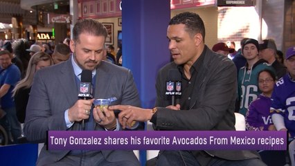 Former tight end Tony Gonzalez joins 'Super Bowl Live'