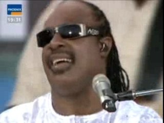 Stevie Wonder & Rob Thomas - 2005 - Higher Ground ( Live 8)