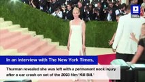 Uma Thurman Exposes Car Crash Cover Up on Set of 'Kill Bill'