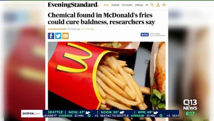 Chemical Found in McDonald's Fires May Be Cure for Baldness: Study