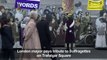 London mayor pays tribute to Suffragettes on Trafalgar Square