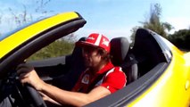 Fernando Alonso testa a Nova Ferrari 458 Spider (HD)