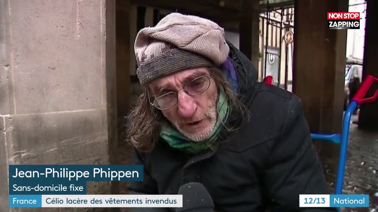 Celio suscite la colère en lacérant des vêtements invendus par ce froid (Vidéo)