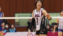 川口美久選手(Miku Kawaguchi)フォレストリーヴス熊本【女子ﾊﾞﾚｰﾎﾞｰﾙVﾁｬﾚﾝｼﾞﾘｰｸﾞⅠ2016-2017】2017.1.14柏中央体育館