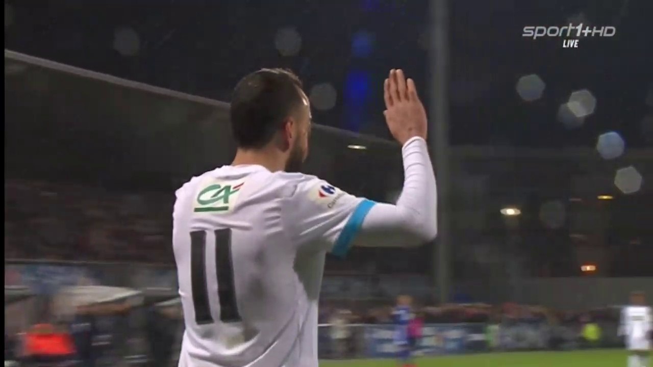 Konstantinos Mitroglou second Goal HD - Bourg-en-Bresse 0 - 5 Marseille - 06.02.2018 (Full Replay)