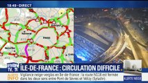 Neige: circulation difficile en Ile-de-France