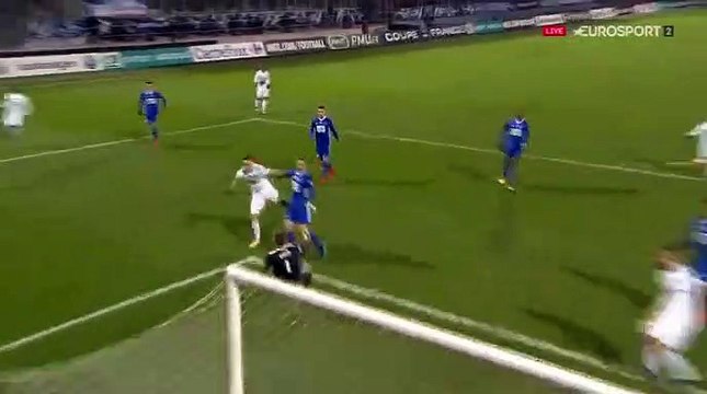 Bourg Peronnas / OM Deuxième buts de Lucas Ocampos 0-6