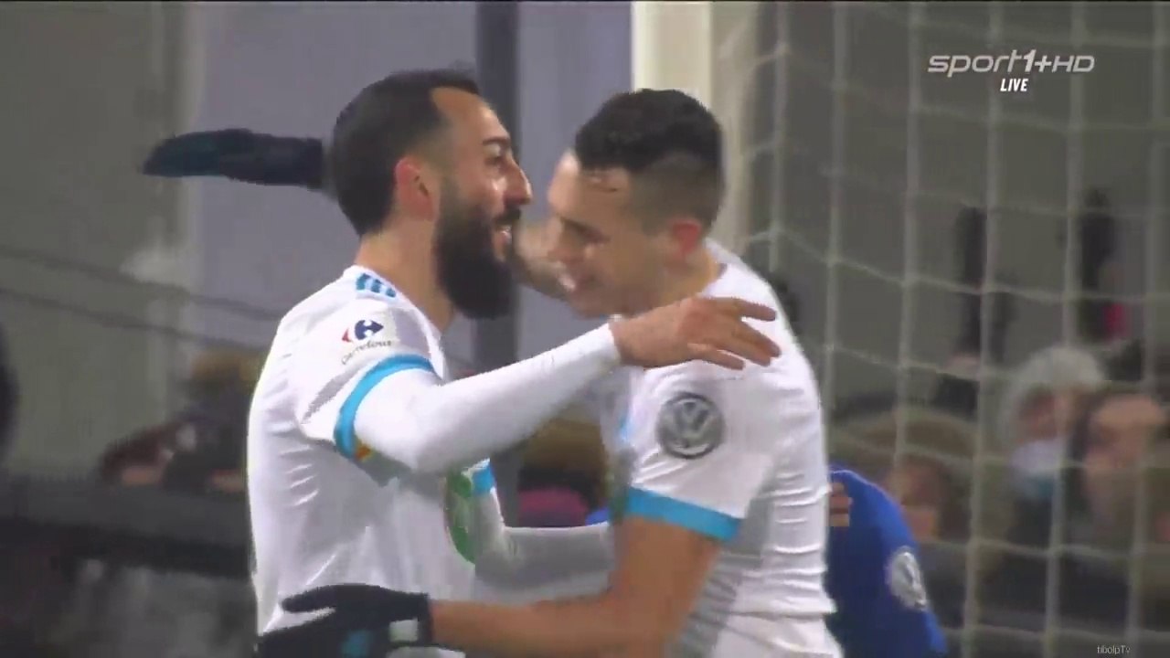 Konstantinos Mitroglou hat-trick Goal HD - Bourg-en-Bresse 0 - 8 Marseille - 06.02.2018 (Full Replay)
