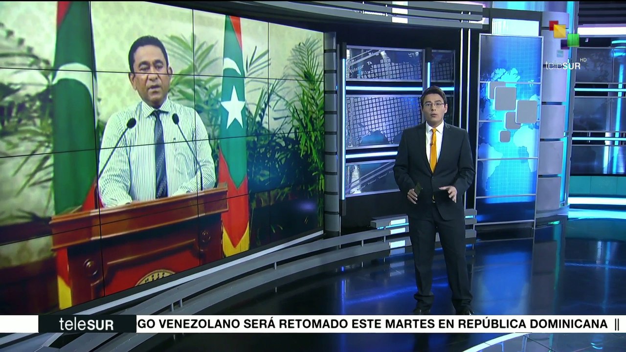 Presidente de Islas Maldivas declara estado de emergencia por 15 días