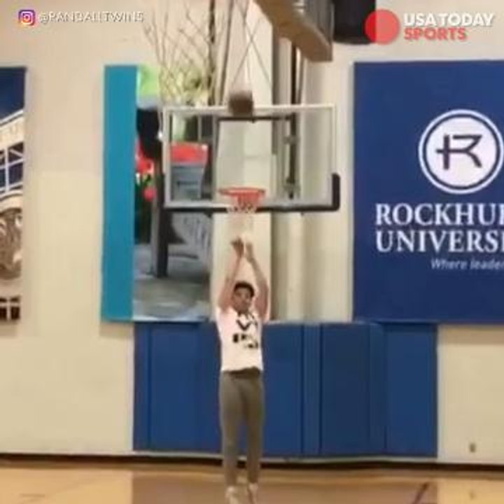 Optical illusion trick shot