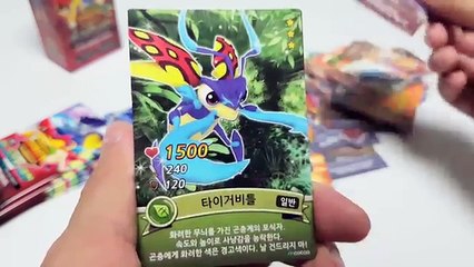 정글에서 살아남기 AR 이그라스 대전 카드 박스 개봉 + 증강현실 게임 실행하기 | 훈토이TV