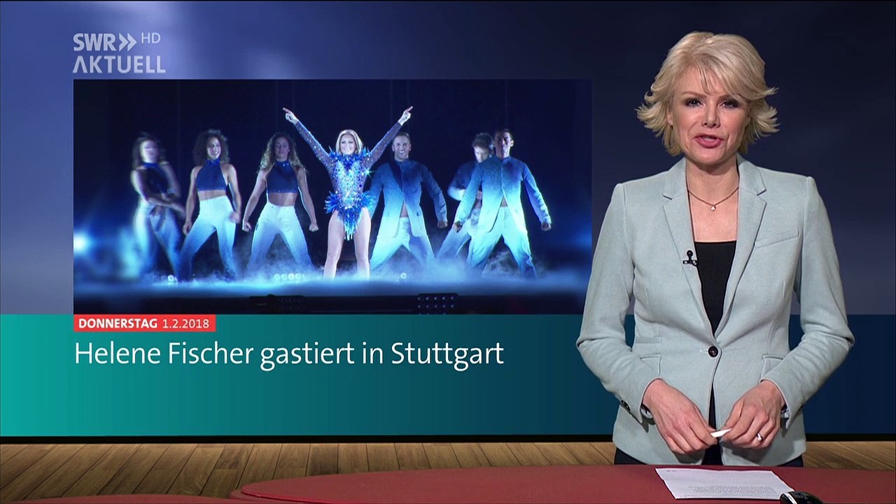 Helene Fischer bei SWR Aktuell Baden-Württemberg 01.02.2018