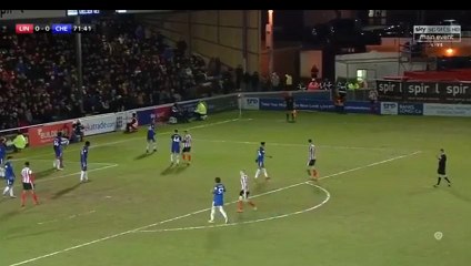 Luke Waterfall Goal HD - Lincoln City 1-0 Chelsea U23 06.02.2018
